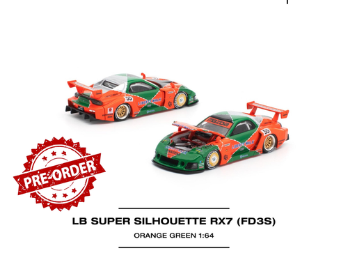 Load image into Gallery viewer, (Pre-order) POPRACE 1/64 - LB SUPER SILHOUETTE RX7 (FD3S) Diecast Model Car
