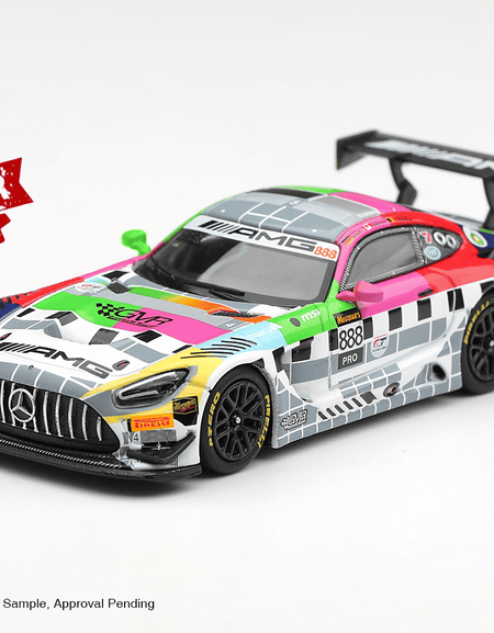 (Pre-order) Mini GT #1336 Mercedes-AMG GT3 #888 Mercedes-AMG Team GMR 12hrs 2025