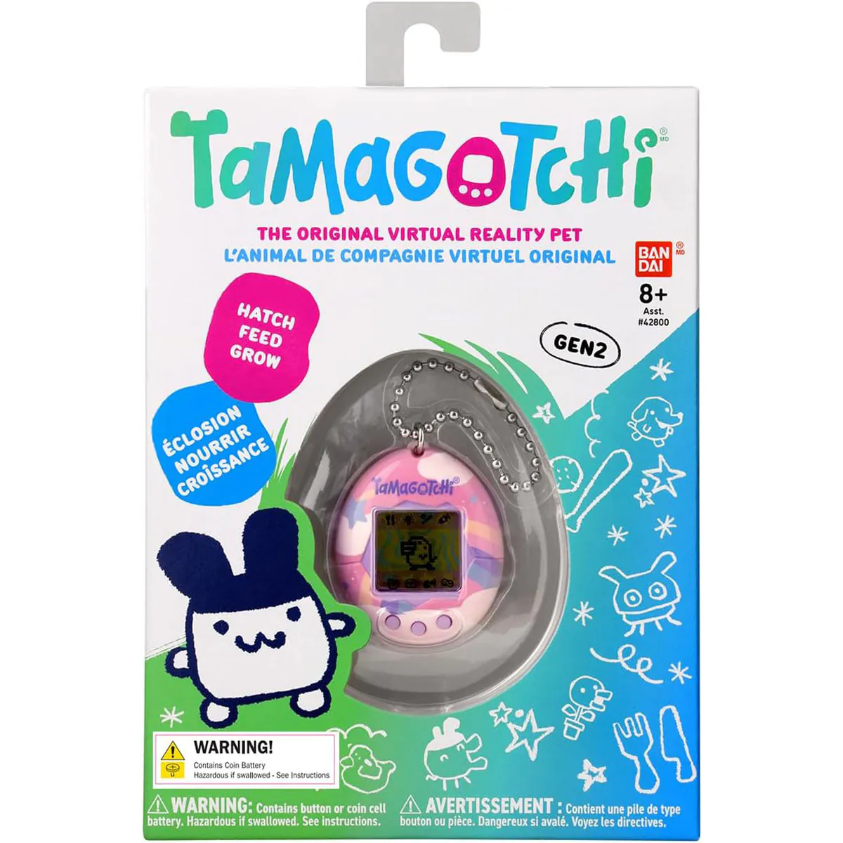 Bandai Tamagotchi Fantasy Color GEN2 Electronic Pet Game Toy For Children