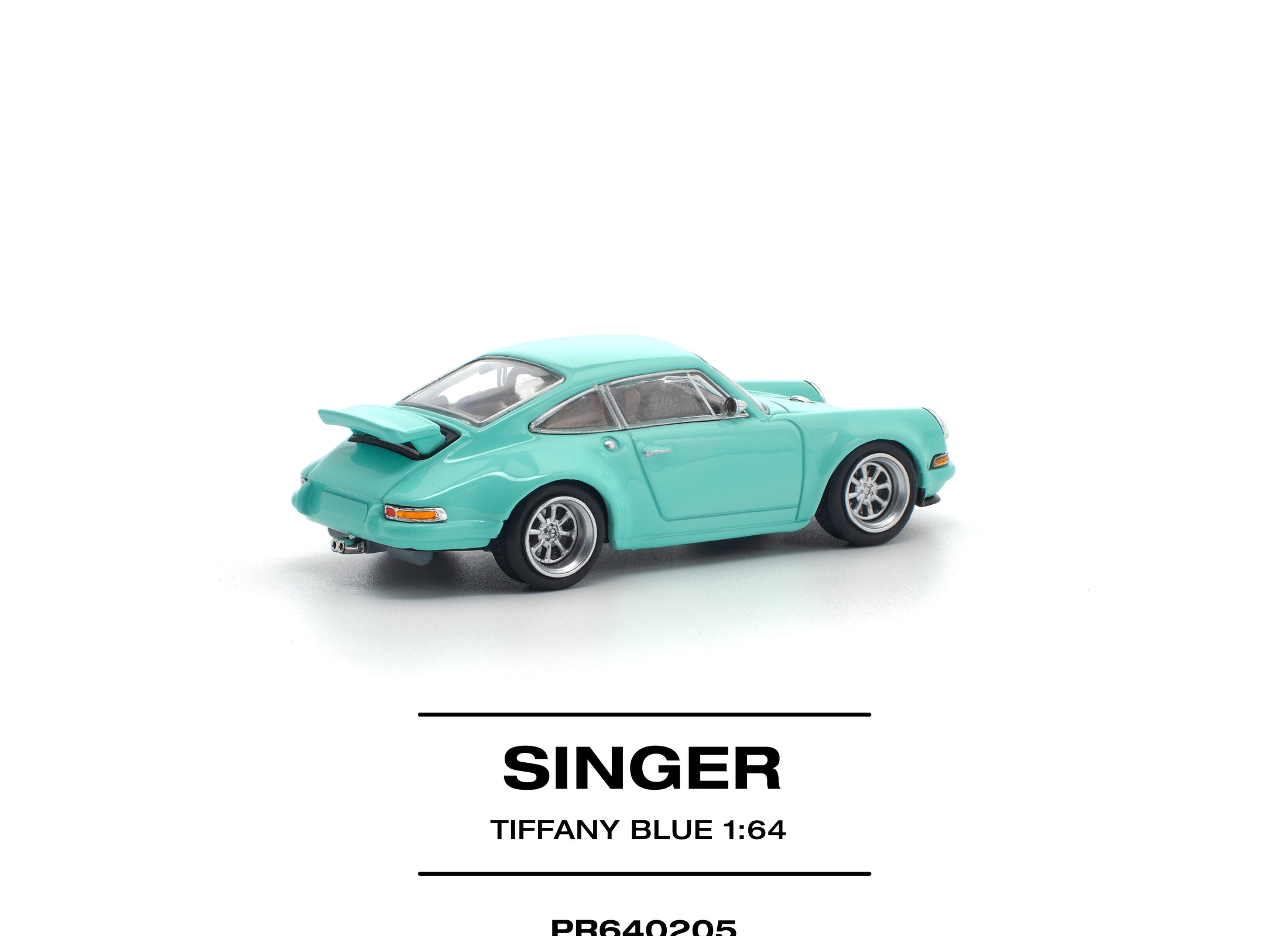 (Pre-order) POPRACE 1/64 SINGER 964  BLUE Diecast Model Car