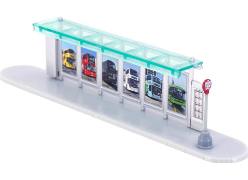 Load image into Gallery viewer, Tiny 1/110 Dioramas Bus Stop Shelter- KMB (Blind Box) (set of 12)
