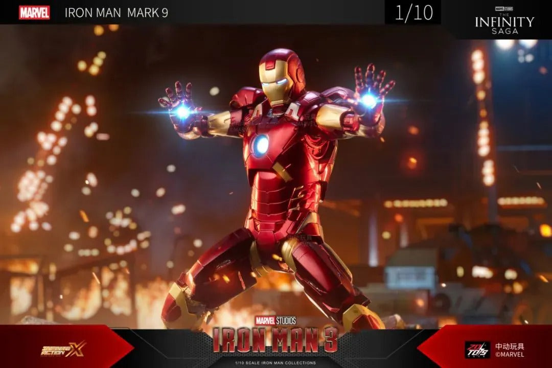 ZD Toys Marvel Avengers 1/10 Iron Man MK9 Action Figure