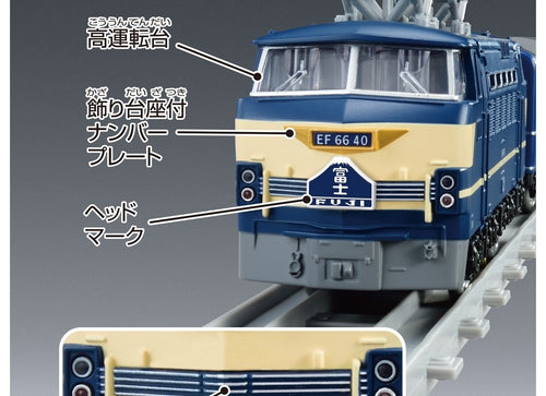 Load image into Gallery viewer, Takara Tomy Plarail Real Class Sleeper Express Fuji Motorized Train Set
