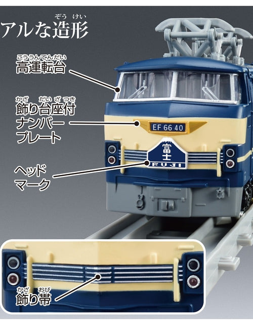 Load image into Gallery viewer, Takara Tomy Plarail Real Class Sleeper Express Fuji Motorized Train Set
