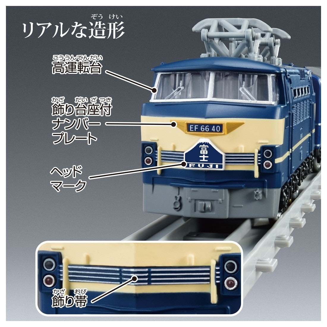 Takara Tomy Plarail Real Class Sleeper Express Fuji Motorized Train Set