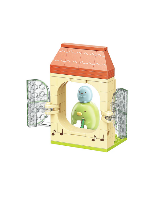 Load image into Gallery viewer, Qman Keeppley Sumikko Gurashi Penguin&#39; s windows Building Block Set
