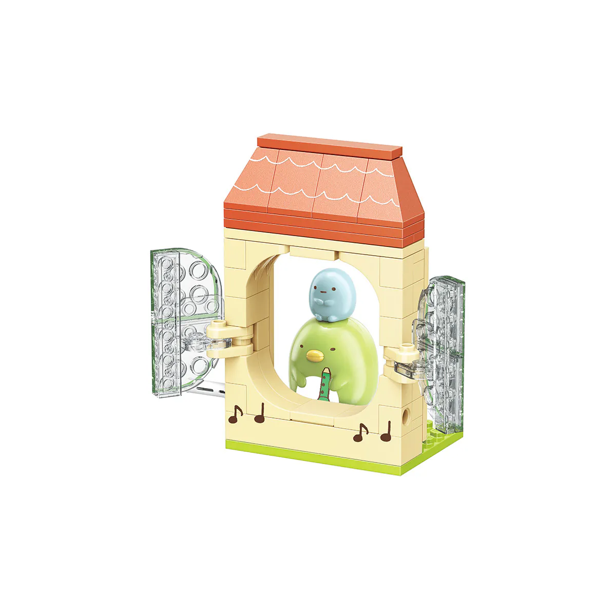 Qman Keeppley Sumikko Gurashi Penguin' s windows Building Block Set