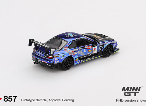 Load image into Gallery viewer, Mini GT #857 Nissan Silvia (S15) #46  D-MAX Racing 2023 D1 Grand Pix
