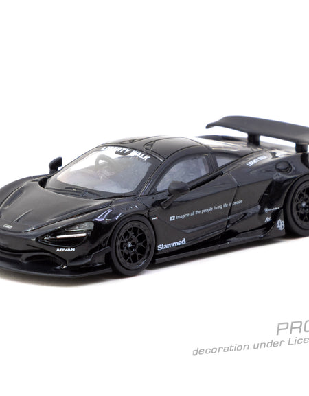 (Pre-order) Tarmac Works 1/64 LB-WORKS 720S Black Diecast Model Car