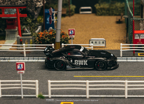 Load image into Gallery viewer, (Pre-order) Tarmac Works 1/64 LB-WORKS TOYOTA SUPRA (A90) Black Diecast Model
