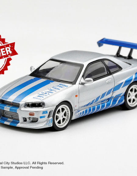 (Pre-order) Mini GT #1252 Nissan Skyline GT-R  C-West 2 Fast 2 Furious F & F