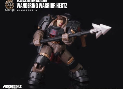 Load image into Gallery viewer, ARCHECORE ARC-48 Skeleton Brigade Wandering Warrior Hertz Action Figure Set
