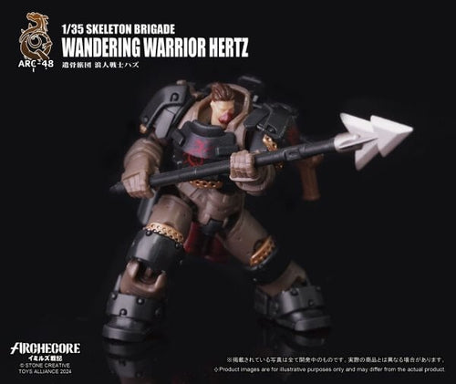 Load image into Gallery viewer, ARCHECORE ARC-48 Skeleton Brigade Wandering Warrior Hertz Action Figure Set
