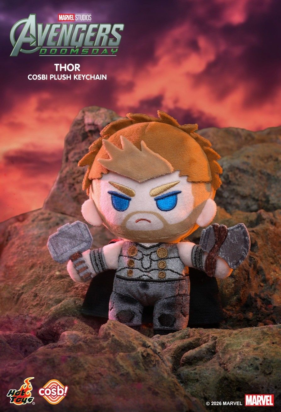 Hot Toys Marvel Avengers Doomsday Cosbi Plush Keychain Collection(Full set of 8)