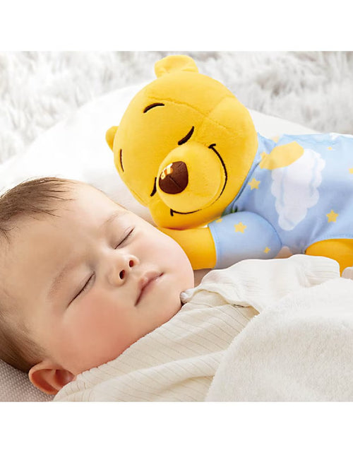 Load image into Gallery viewer, Takara Tomy Disney Baby Gussuri Sleeping w/ Melody Music Winnie the Pooh Plush
