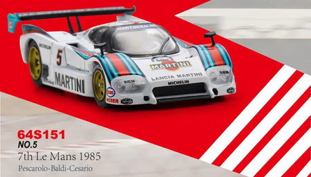 (Pre-order) Sparky 1/64 Lancia LC2 No.5 7th Le Mans 1985 Diecast Model Car