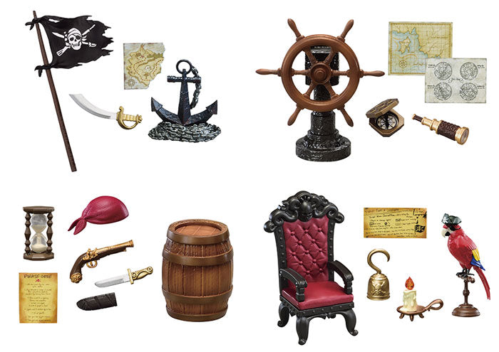 Re-ment Petit Sample Captain & Pirates (Full 8pcs set)