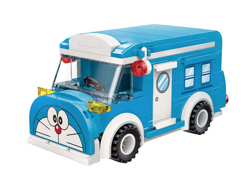 Load image into Gallery viewer, Qman Keeppley Building Blocks Toy #K20407 - Doraemon Mini Car-Bus
