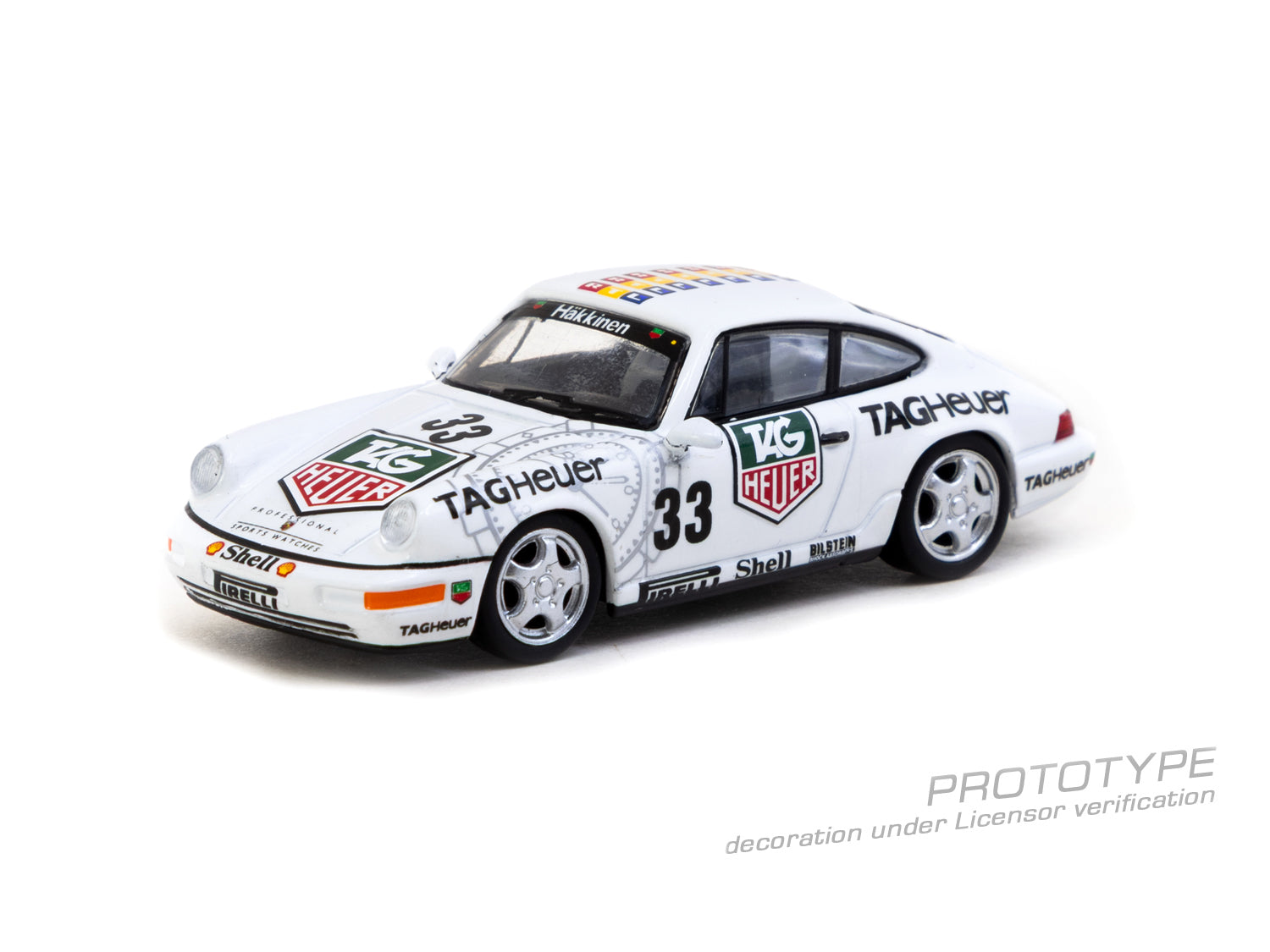 (Pre-order) Tarmac Works Porsche 911 Carrera 2  Porsche Supercup Monaco 1993