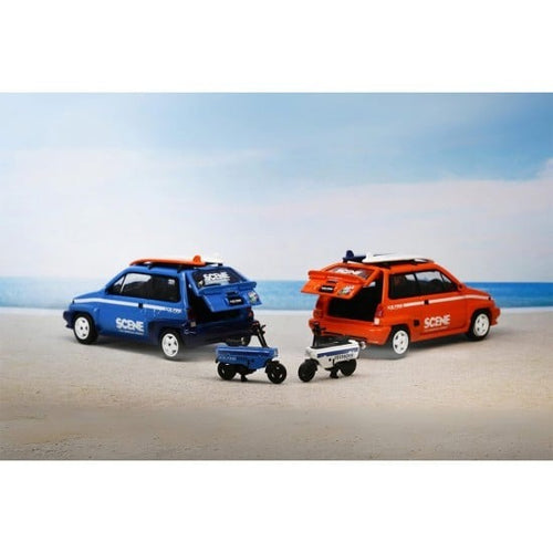 Load image into Gallery viewer, INNO64 1/64 Honda City Turbo II ICE FIRE ORANGE Diecast Scale Model Car
