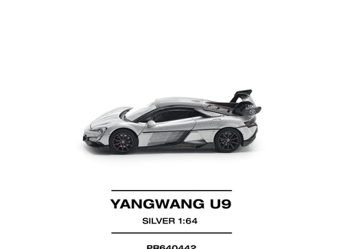 Load image into Gallery viewer, (Pre-order) POPRACE 1/64 YANGWANG U9 - SILVER Diecast Model Car

