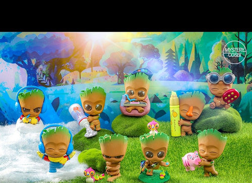 Load image into Gallery viewer, Hot Toys Disney I Am Groot Cosbi Bobble-Head Collection 2 Full Set
