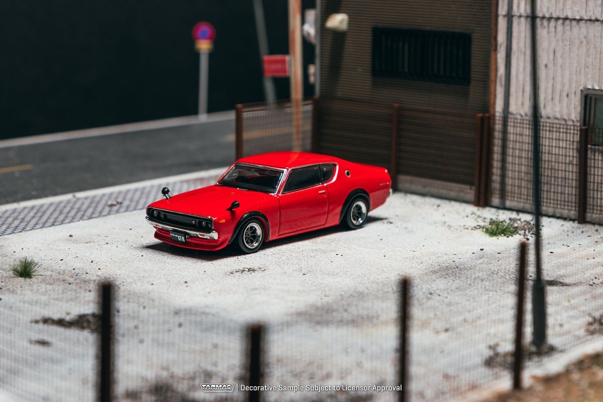 (Pre-order) Tarmac Works 1/64 Nissan Skyline 2000GT-R (KPGC110) Red Diecast Car