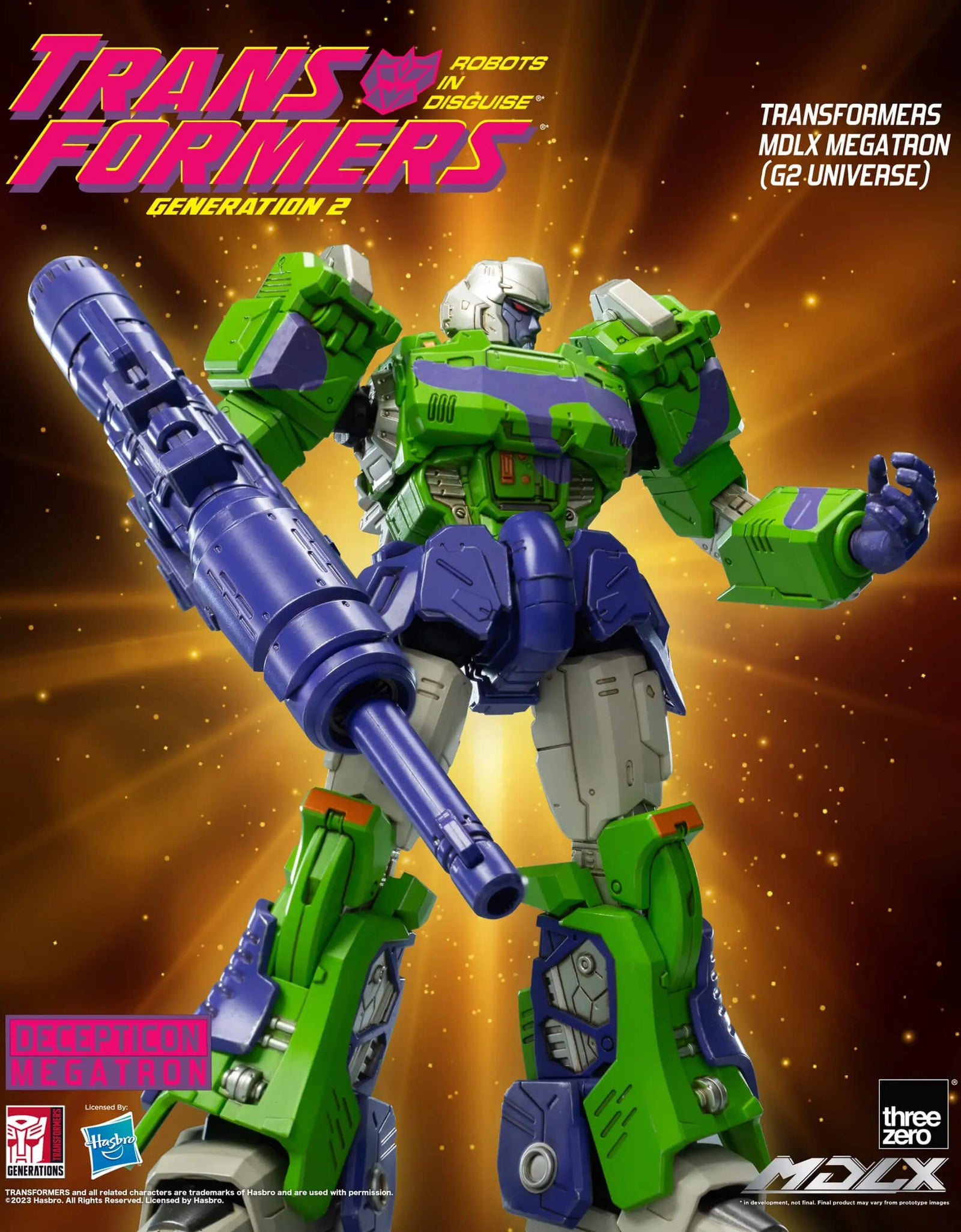 Threezero MDLX Action Figure - Transformers Megatron (G2 Universe)