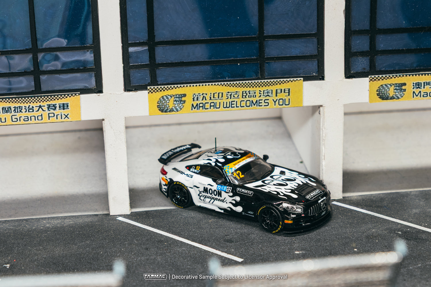 (Pre-order) Tarmac Works Mercedes-AMG GT4 Greater Bay Area GT Diecast Model Car