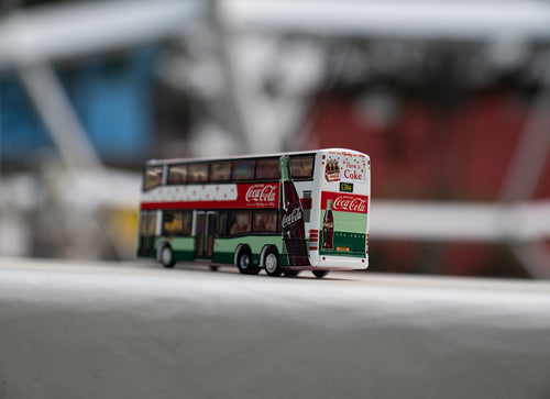 Load image into Gallery viewer, Tiny City Die-cast Model Car 1/110 Centroliner Bus Coca-Cola
