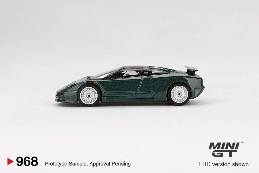 Mini GT #968 Bugatti EB110 GT Verde Scuro Diecast Model Car