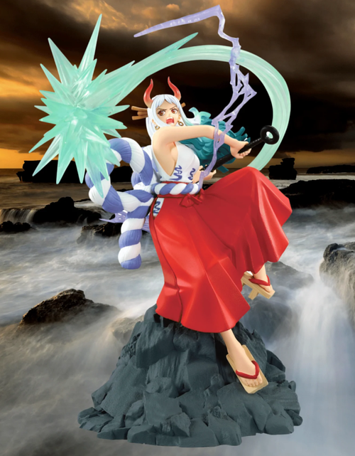 Load image into Gallery viewer, Banpresto One Piece Dioramatic Yamato (The Brush) Statue 7.5&quot; Figure
