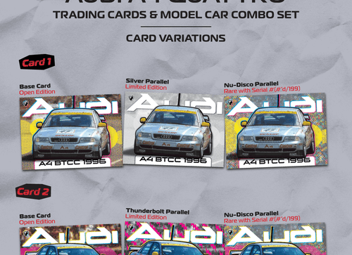 Load image into Gallery viewer, (Pre-order) Tarmac Works 1/64 Audi A4 quattro BTCC 1996 Champion Frank Biela
