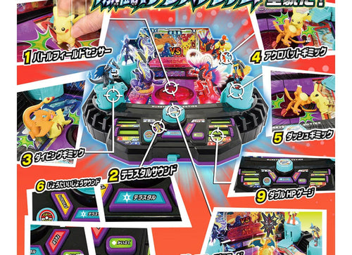 Load image into Gallery viewer, Takara Tomy Pokemon Monster Collection Fierce Battle! Terra Stadium Playset
