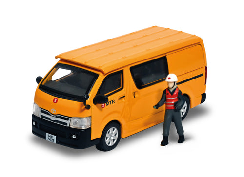 Load image into Gallery viewer, ERA CAR SP 1/64 Toyota Hiace - MTR Multi-purpose Car (Yellow) Model Car w/figure
