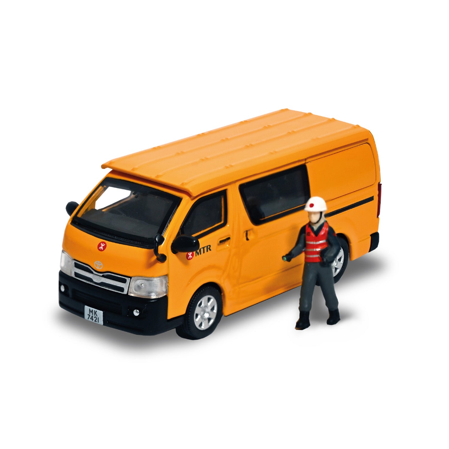ERA CAR SP 1/64 Toyota Hiace - MTR Multi-purpose Car (Yellow) Model Car w/figure