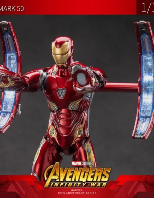 Load image into Gallery viewer, ZD Toys Marvel Avengers 1/10 Iron Man MK50 Action Figure Infinity War Scene

