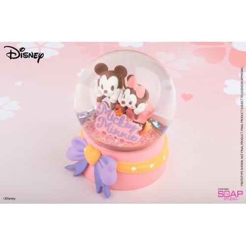 Soap Studio Figure: Disney Cherry Blossom - Mickey Minnie Snow Globe