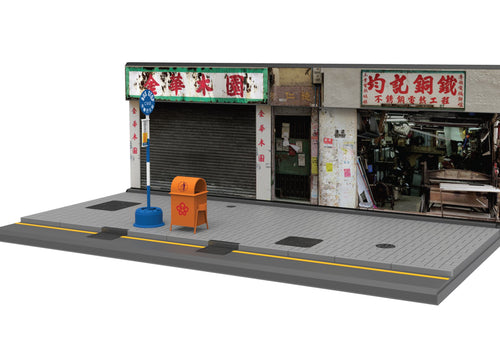 Load image into Gallery viewer, TINY Hong Kong City HK S4 Scale 1/35 Cartful Old Street diorama Painted model
