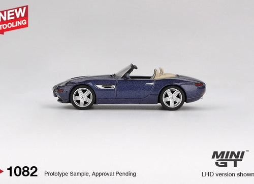 Load image into Gallery viewer, Mini GT 1/64 #1082 BMW Z8 Alpina  Alpine Blue LHD Diecast Model Car
