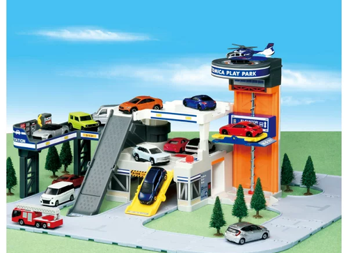 Load image into Gallery viewer, Takara Tomy Tomica Town World Spread Out and Play Tidy Up Storage Play Park
