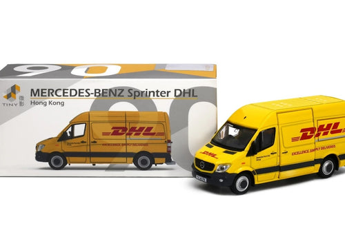 Load image into Gallery viewer, Tiny City 90 Die-cast 1/76 Model Car - MERCEDES-BENZ Sprinter FL DHL Model Car
