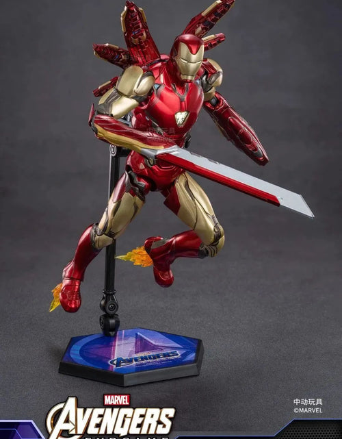 Load image into Gallery viewer, ZD Toys Marvel Avengers 1/10 Iron Man MK85 Action Figure with LIGHTING Function
