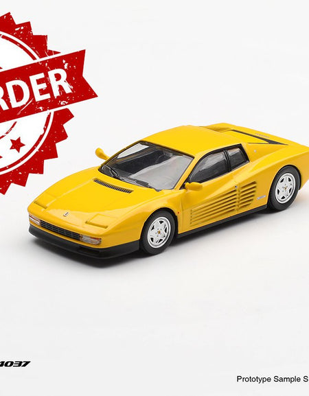 (Pre-order) BBR 1/64 1989 Ferrari Testarossa Giallo Modena Diecast Model Car