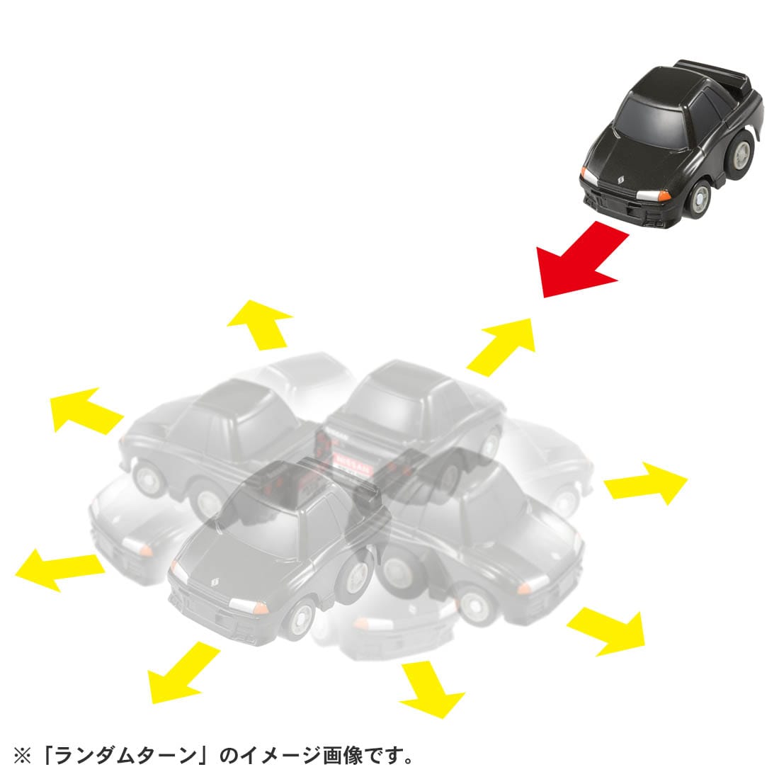 Takara Tomy Tomica ChoroQ Pull Back Diecast Car e-02 Nissan Skyline GT-R(R32)1st