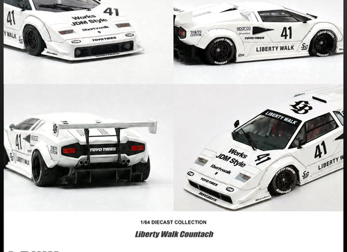 Load image into Gallery viewer, (Pre-order) INNO64 1/64 LIBERTY WALK COUNTACH Diecast Model Car
