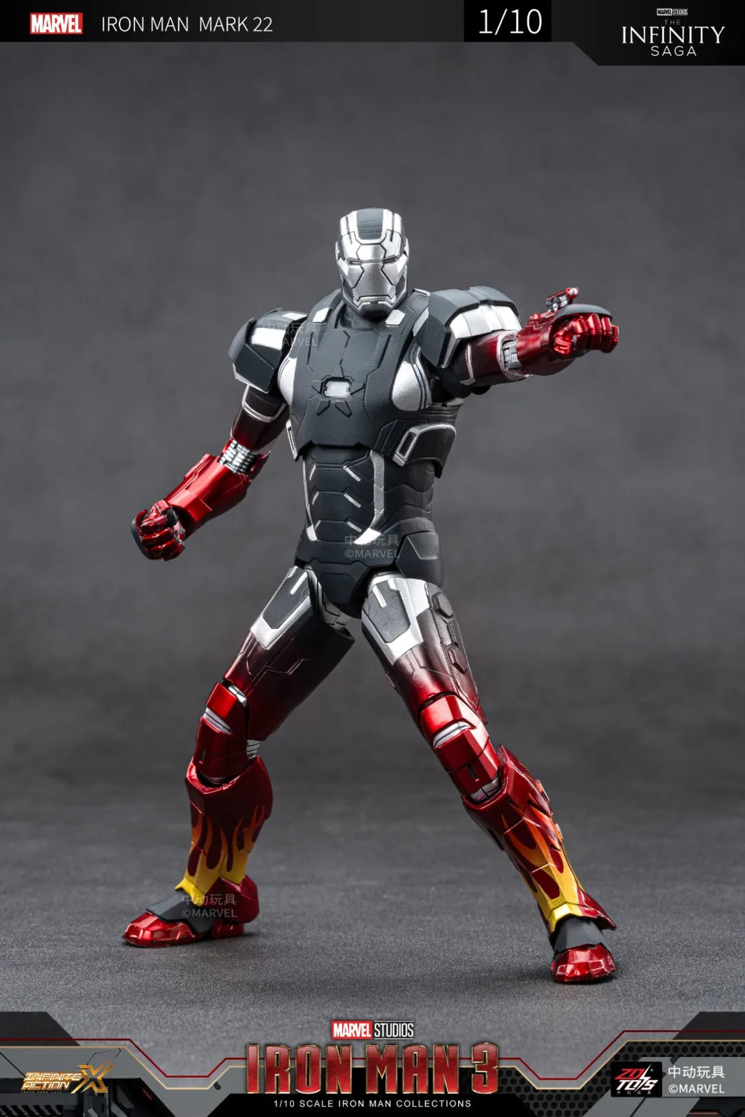 ZD Toys Marvel Avengers 1/10 Iron Man MK22 Action Figure