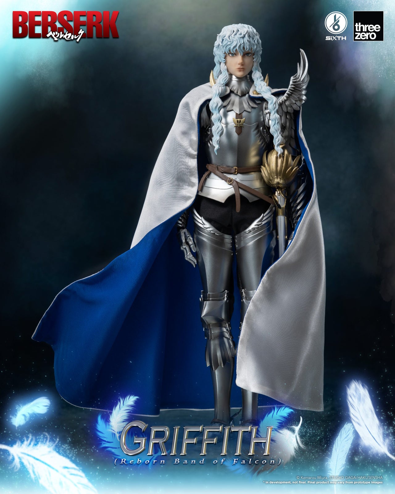 ThreeZero 1:6 BERSERK Griffith (Reborn Band of Falcon) Action Figure