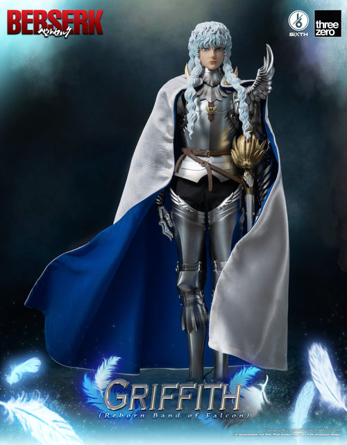 Load image into Gallery viewer, ThreeZero 1:6 BERSERK Griffith (Reborn Band of Falcon) Action Figure
