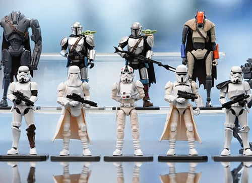 Load image into Gallery viewer, Blokees Star Wars The Mandalorian and Grogu CC LITE Series 01 (Full Set of 9)
